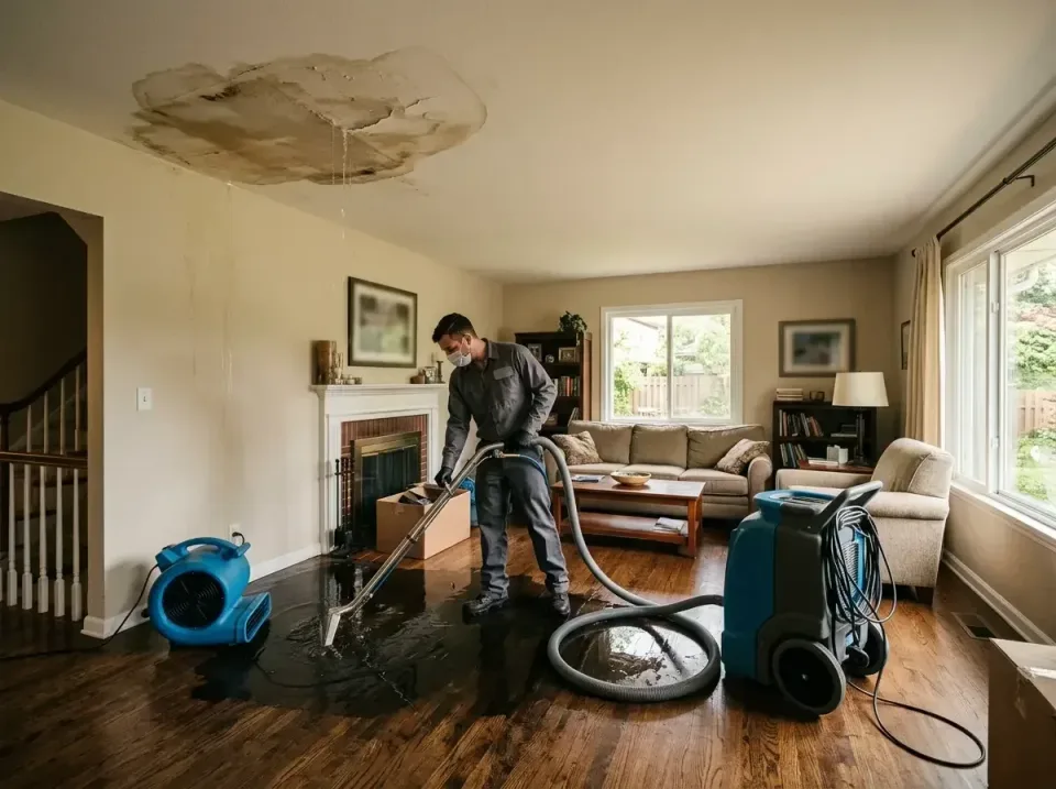 attic-pipe-burst-ceiling-drip-008 — frequently asked questions, Water Damage Restoration & Carpet Care in Oak Hills, PA